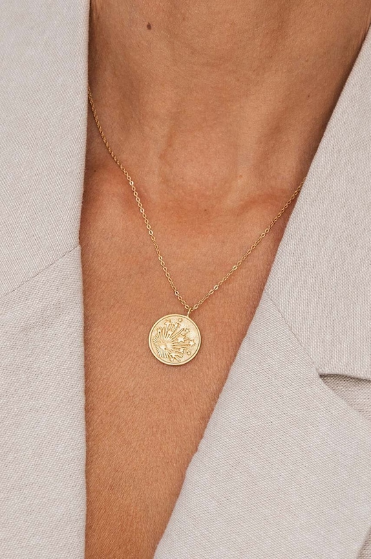 ANIA KRUK naszyjnik ze srebra pokrytego złotem SKY złoty SJDNS0190Z