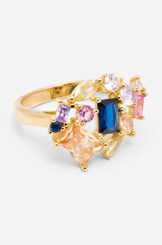 Серебряное кольцо с позолотой ANIA KRUK SUGAR SJDPC0249Z золотой ZA00