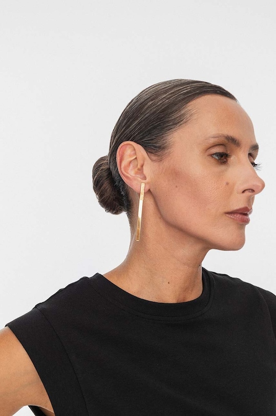 Pozlacené stříbrné náušnice ANIA KRUK BLAIR zlatá SMVKS2430Z