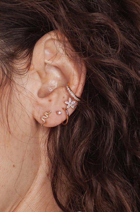 Аксессуары Серьга для пирсинга ANIA KRUK ROCK IT SRUKC0942 серебрянный