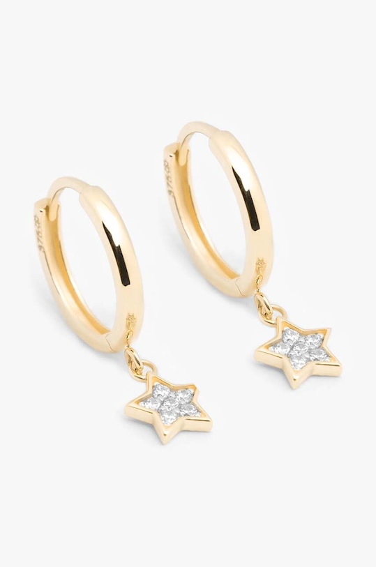 Zlaté náušnice ANIA KRUK GLOW ZEMKC2122 zlatá ZA00