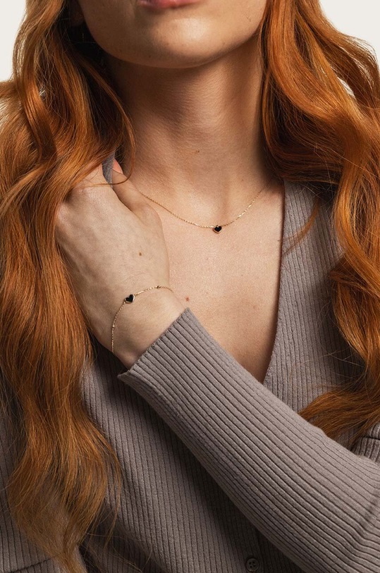 Χρυσό κολιέ ANIA KRUK GLOW ZEMNN2541 χρυσαφί