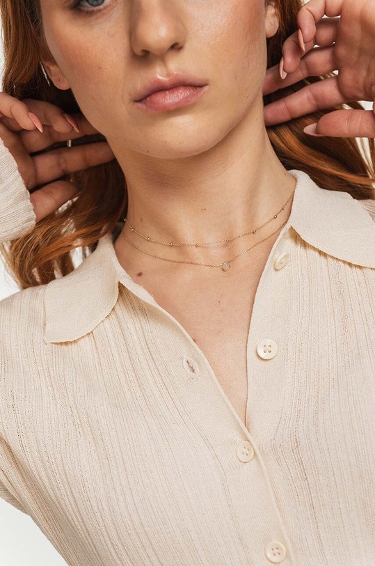 ANIA KRUK naszyjnik złoty SOFT złoty ZEMNZ2350