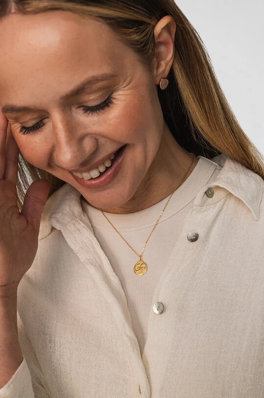 Επιχρυσωμένο κολιέ ANIA KRUK AMULETY χρυσαφί MRUNM2190Z