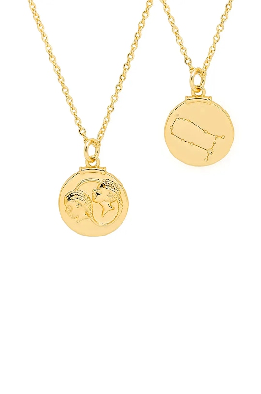 ANIA KRUK collana placcata oro AMULETY oro plissettato oro MRUNM2270Z