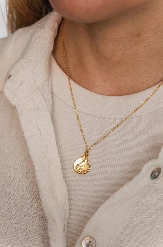 Аксесуари Позолочене кольє ANIA KRUK AMULETY MRUNM2290Z золотий