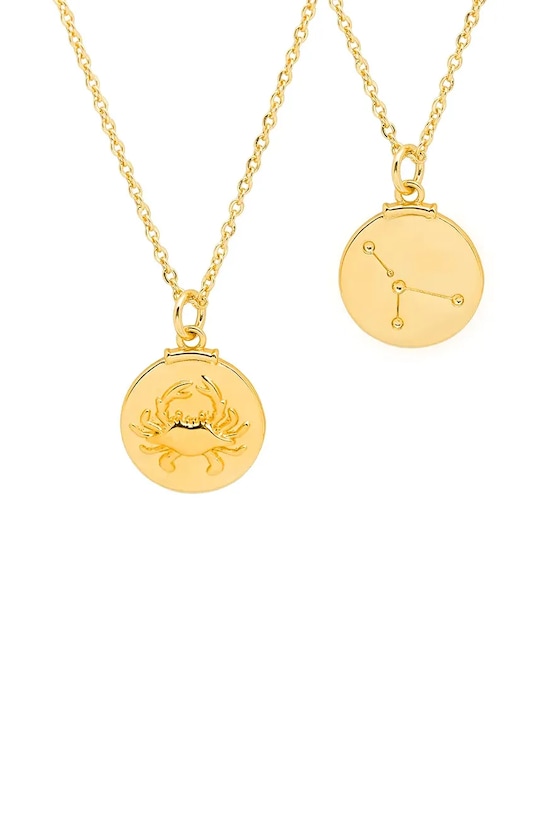 ANIA KRUK collana placcata oro AMULETY oro plissettato oro MRUNM2300Z