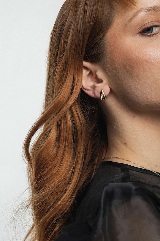 Doplňky Pozlacené stříbrné náušnice ANIA KRUK VINTAGE SRUKS2180Z zlatá