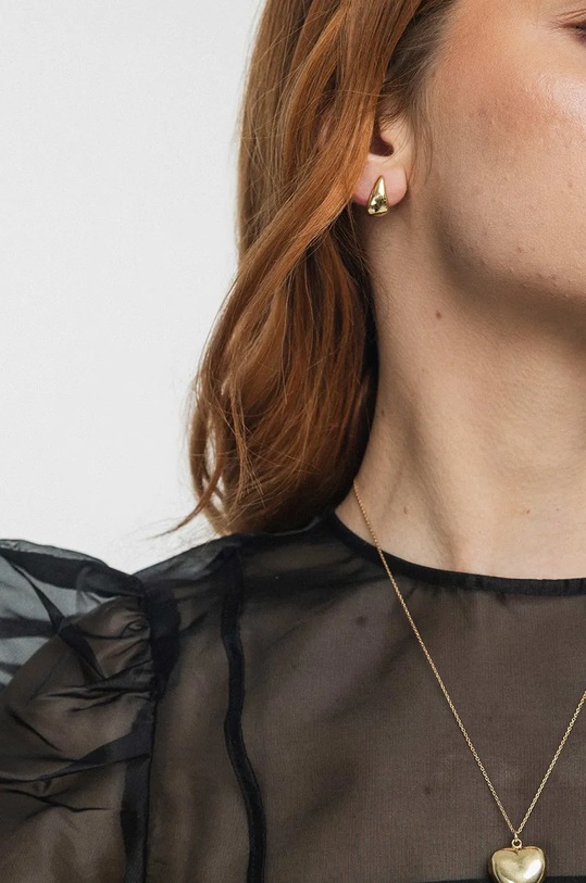 Pozlacené stříbrné náušnice ANIA KRUK VINTAGE zlatá SRUKS2180Z