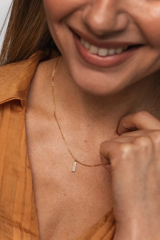 Аксессуары Серебряное колье с позолотой ANIA KRUK DUO SMRNY1349Z золотой