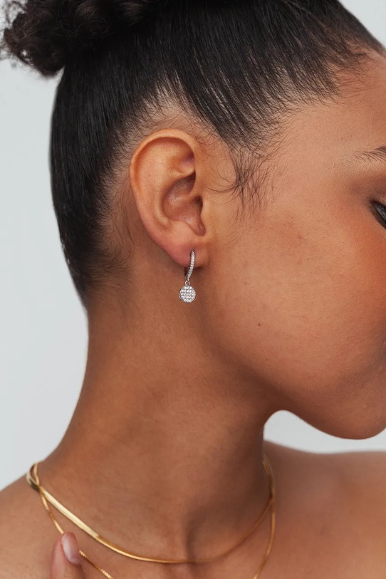 Doplnky Strieborné náušnice ANIA KRUK GLAMOUR SMVKC1772 strieborná