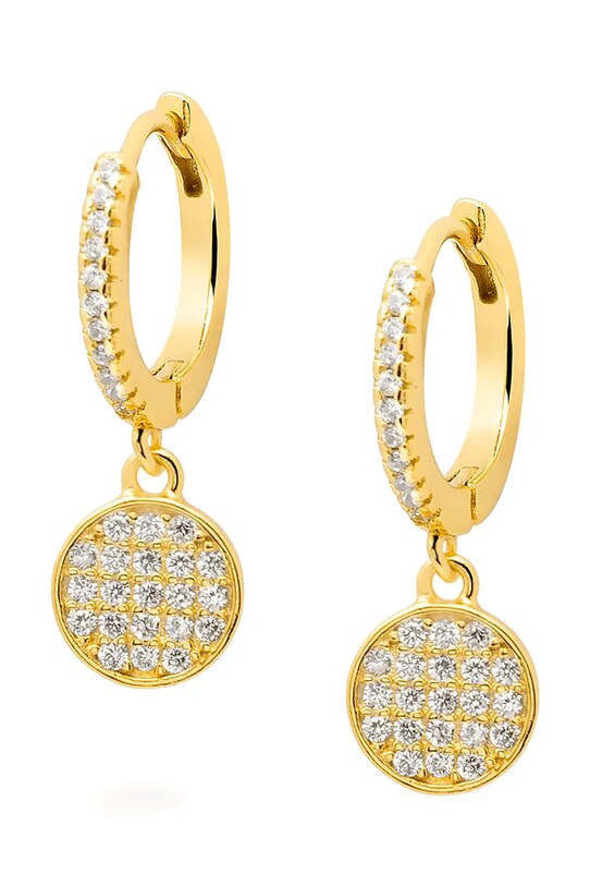 Срібні сережки з позолотою ANIA KRUK GLAMOUR срібло золотий SMVKC1772Z