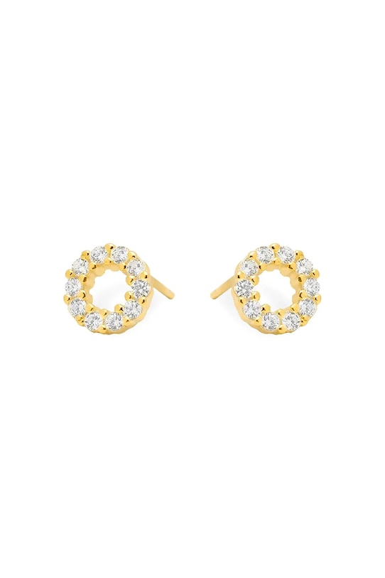 Серебряные серьги с позолотой ANIA KRUK GLAMOUR серебро золотой SMVKC1792Z