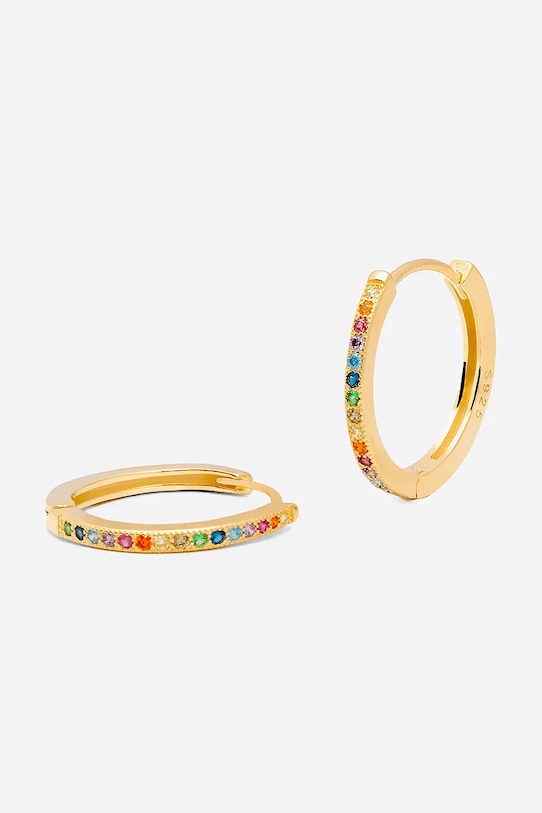 Серебряные серьги с позолотой ANIA KRUK SUGAR SMVKC1839Z золотой ZA00