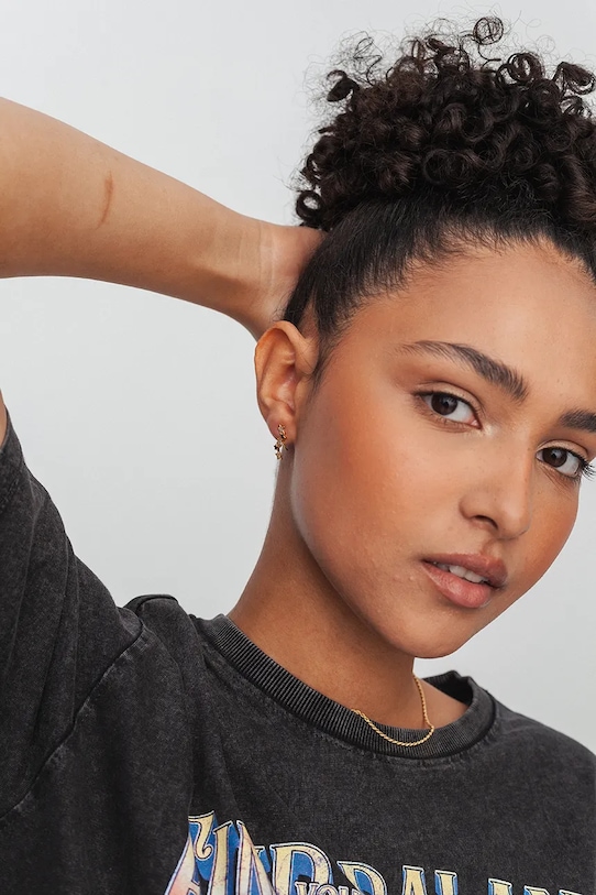 Срібні сережки з позолотою ANIA KRUK SKY золотий SMVKC2032Z