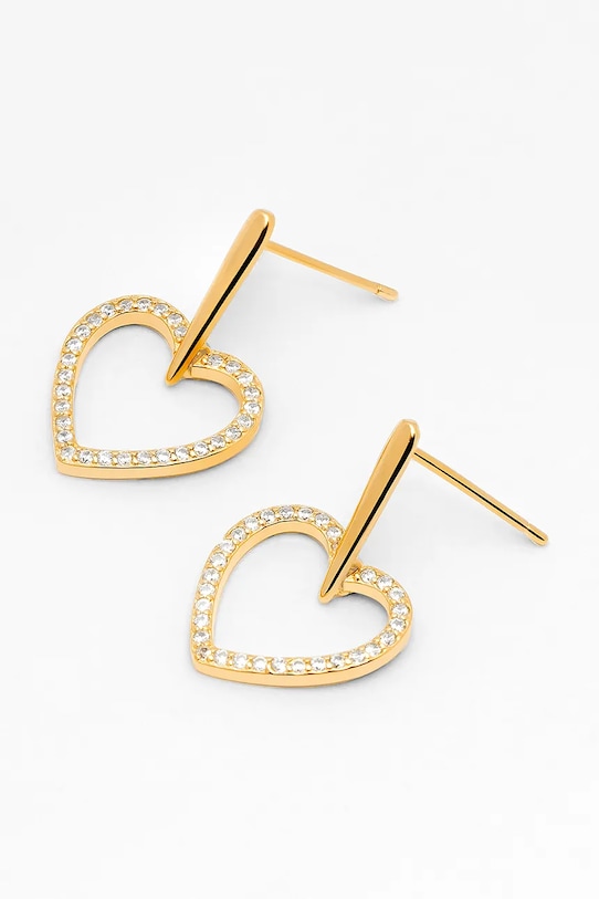 Strieborné pozlátené náušnice ANIA KRUK ROMANTICA SMVKC2112Z zlatá ZA00