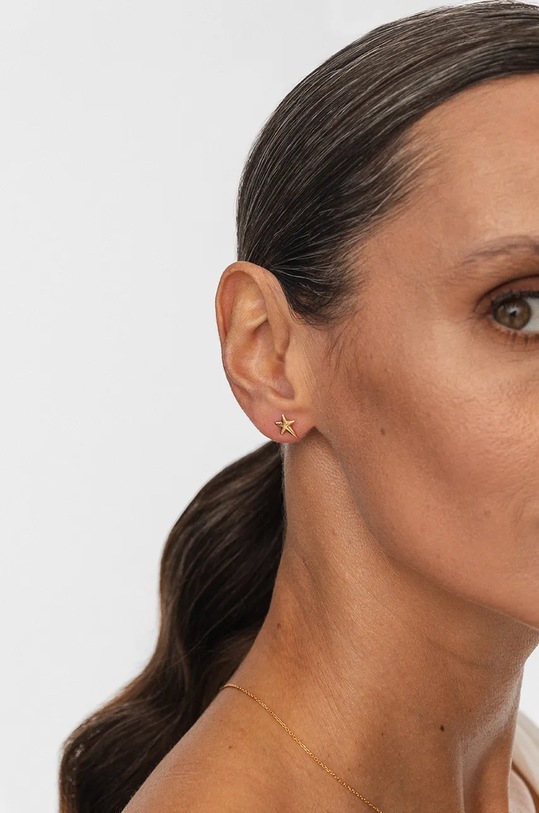 Accesorii ANIA KRUK cercei din argint placat cu aur SKY SMVKS2460Z aur