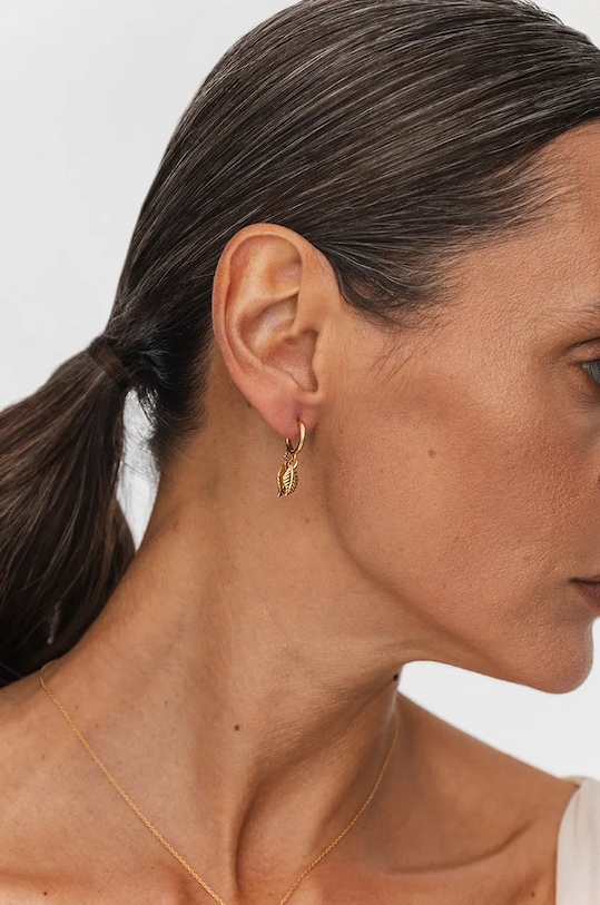 Аксесуари Срібні сережки з позолотою ANIA KRUK HIPPIE SMVKS2510Z золотий