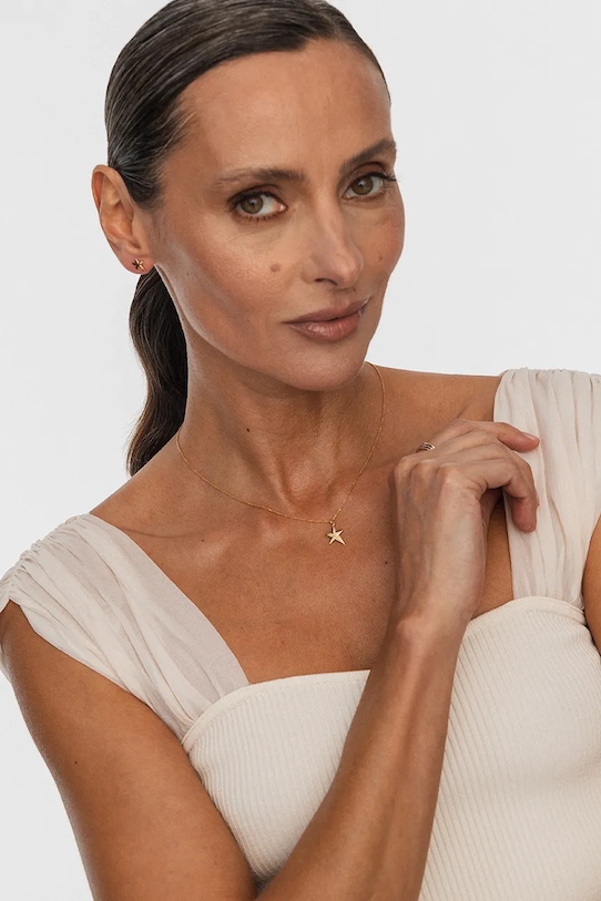 ANIA KRUK colier din argint placat cu aur SKY aur SMVNS2470Z