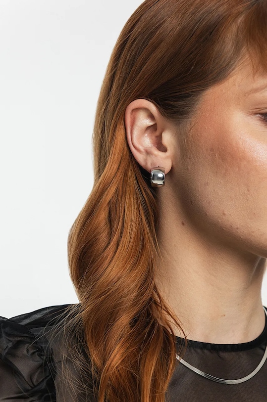 Akcesoria ANIA KRUK kolczyki srebrne TRENDY SSIKS0780 srebrny