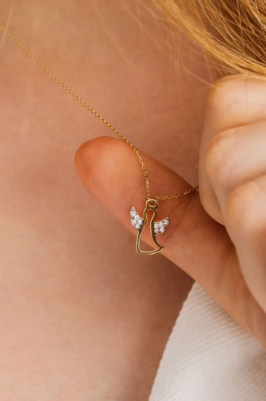 Zlatý náhrdelník ANIA KRUK GLOW zlatá ZEMNZ2200