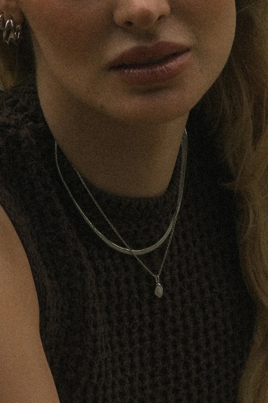 ANIA KRUK colier SEA argintiu MMRNY1569