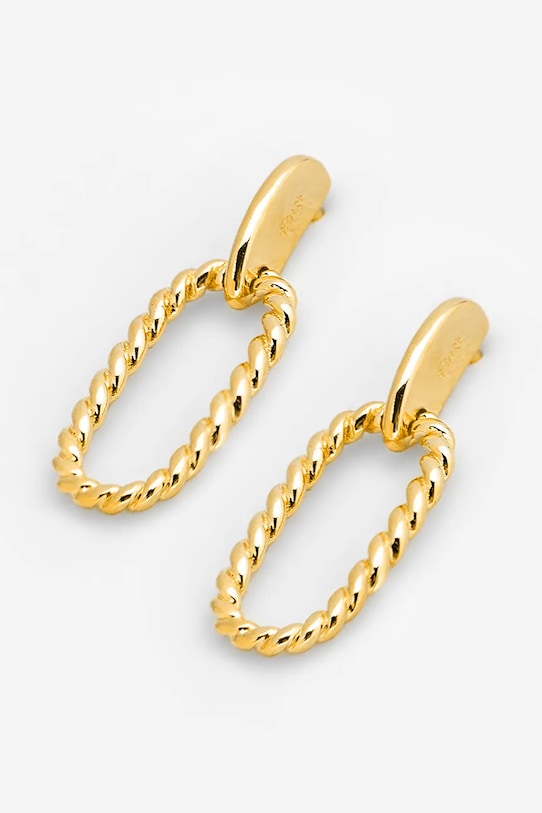 Strieborné pozlátené náušnice ANIA KRUK TRENDY SGCKS0670Z zlatá ZA00