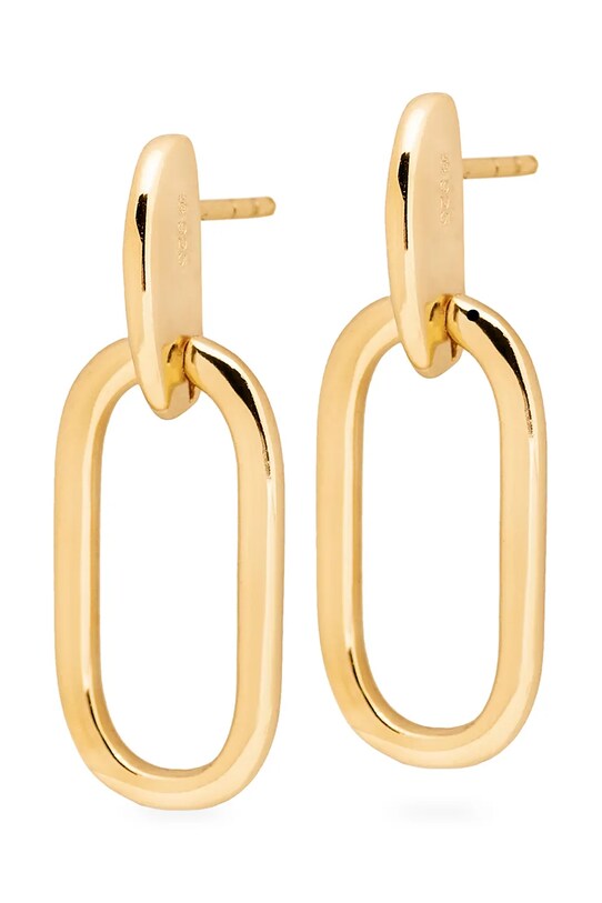 Strieborné pozlátené náušnice ANIA KRUK TRENDY striebro zlatá SGCKS0680Z