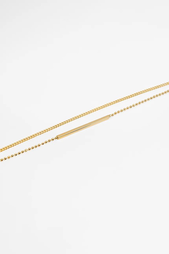 ANIA KRUK bransoletka ze srebra pokrytego złotem TRENDY SLTAS3170Z złoty ZA00