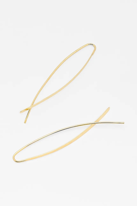 ANIA KRUK kolczyki ze srebra pokrytego złotem TRENDY SLTKS3210Z złoty ZA00