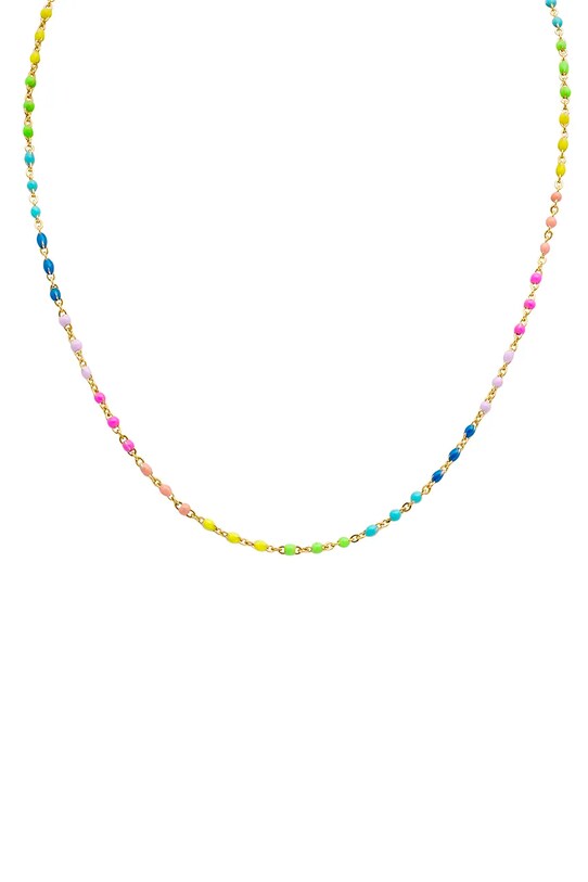 ANIA KRUK collana in argento placcato oro SUGAR argento multicolore SLTNE3089Z