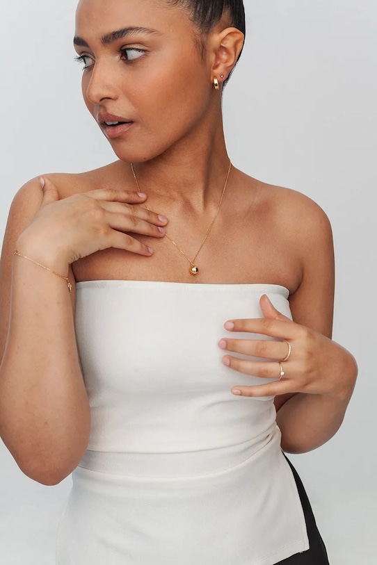 Серебряное колье с позолотой ANIA KRUK COSMO золотой SLTNS3100Z