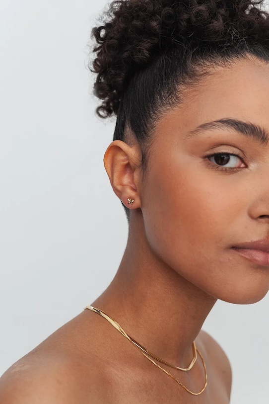 Accesorii ANIA KRUK cercel din argint placat cu aur BELIEVE SMRKS1520Z aur