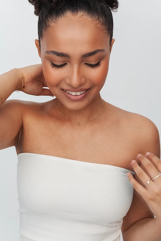 ANIA KRUK collana in argento placcato oro BELIEVE oro SMRNS1490Z