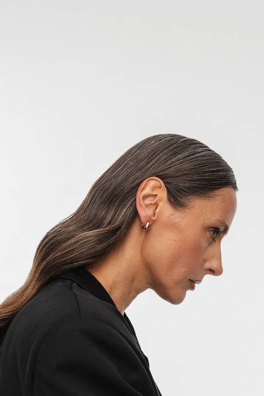 ANIA KRUK cercei din argint placat cu aur TRENDY SMVKS2600Z aur