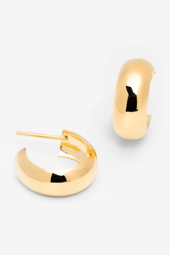 Ασημένια επιχρυσωμένα σκουλαρίκια ANIA KRUK TRENDY SMVKS2610Z χρυσαφί ZA00