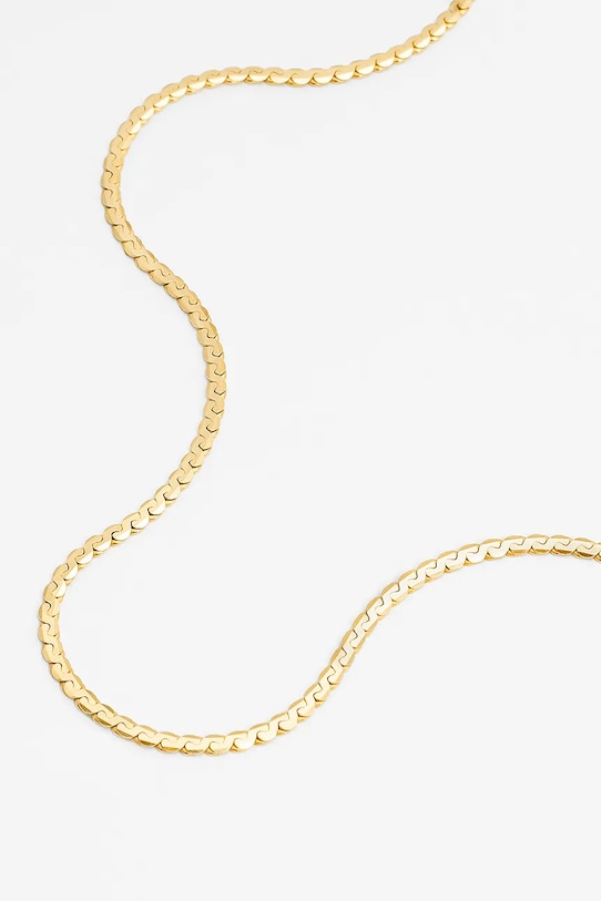 ANIA KRUK naszyjnik ze srebra pokrytego złotem VINTAGE SMVNS2690Z złoty ZA00