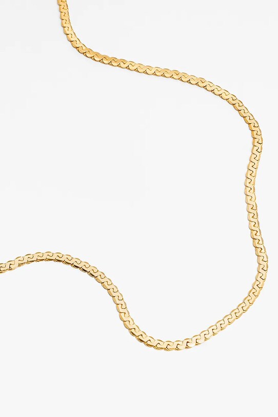Серебряное колье с позолотой ANIA KRUK VINTAGE SMVNS2710Z золотой ZA00