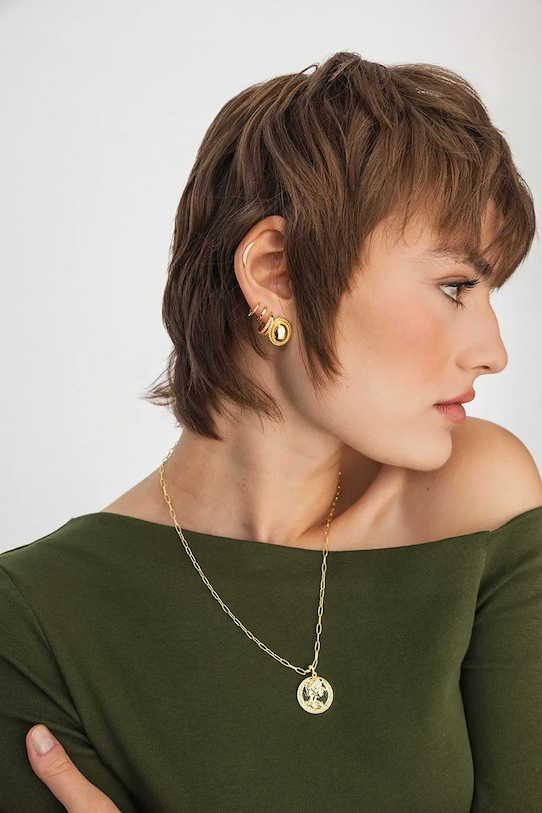 Akcesoria ANIA KRUK naszyjnik VINTAGE MCVNM0010Z złoty