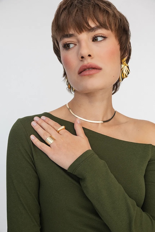 ANIA KRUK inel VINTAGE aur MCVPM0240Z