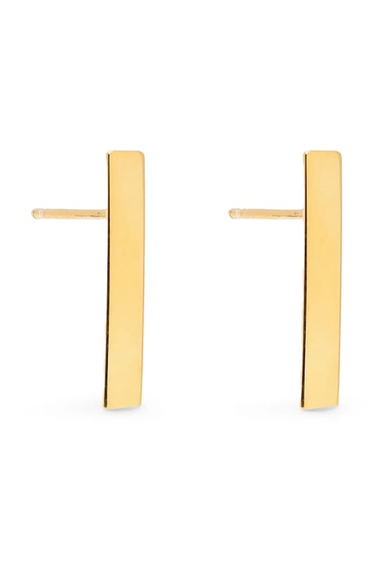 ANIA KRUK kolczyki ze srebra pokrytego złotem BLAIR pozłacane złoty SMVKS2370Z