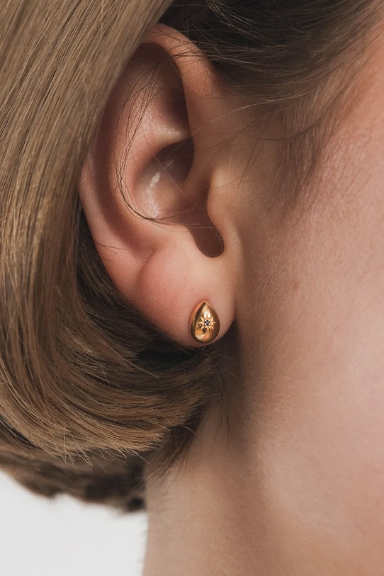 Accesorii ANIA KRUK cercei din argint placat cu aur DUO SOPKN0904Z aur