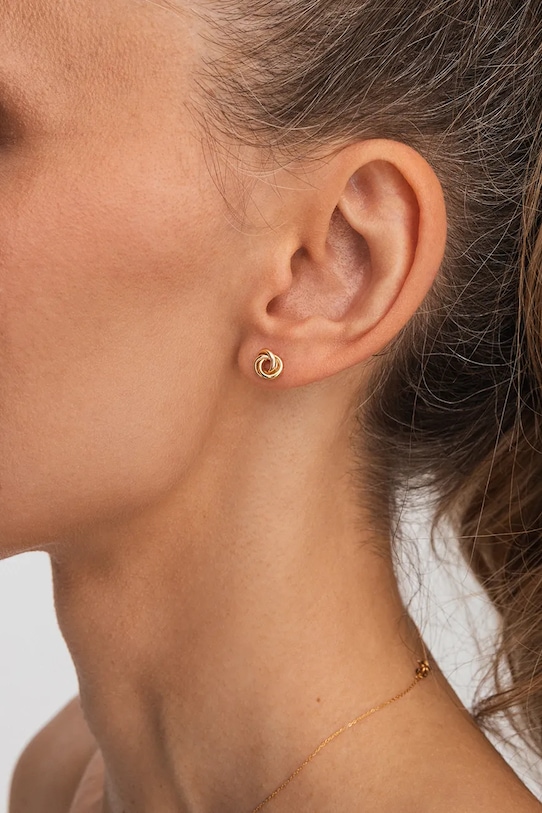 Аксесоари Златни обици ANIA KRUK SOFT ZALKZ1360 злато