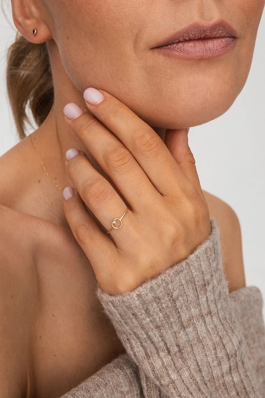 Accesorii ANIA KRUK inel de aur DOLCE VITA ZALPD1452 aur