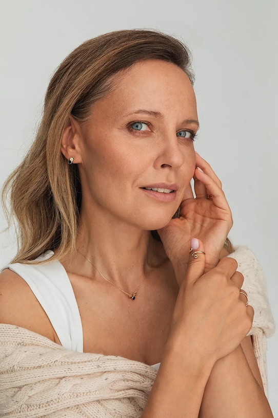 ANIA KRUK kolczyki złote ROYAL złoty ZEMKN2711