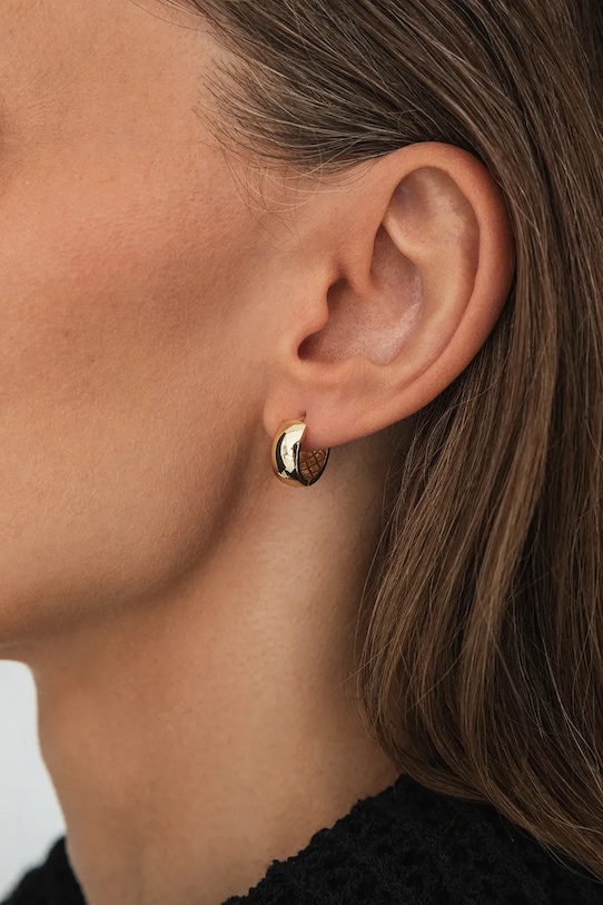 Akcesoria ANIA KRUK kolczyki złote SOFT ZEMKZ2680 złoty