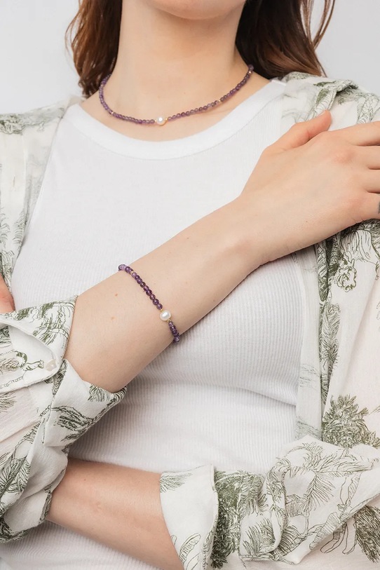 Accessori ANIA KRUK bracciale in argento placcato in oro SUMMER SAKAN2759Z oro