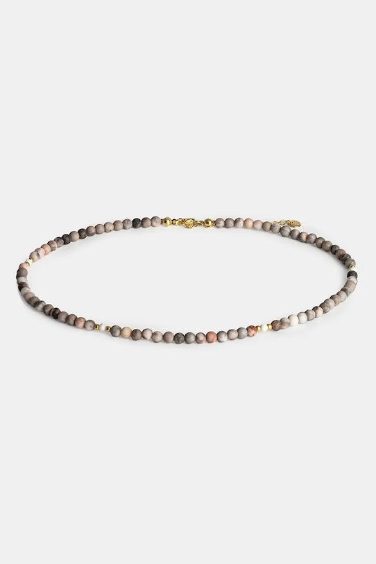 Strieborný pozlátený náhrdelník ANIA KRUK SUMMER SAKNN3039Z sivá ZA00