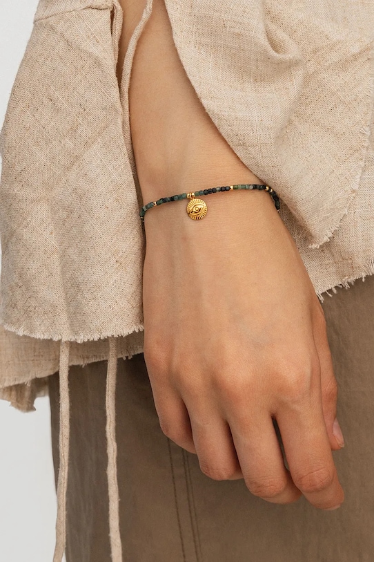 Akcesoria ANIA KRUK bransoletka ze srebra pokrytego złotem SUMMER SAKAN2484Z złoty