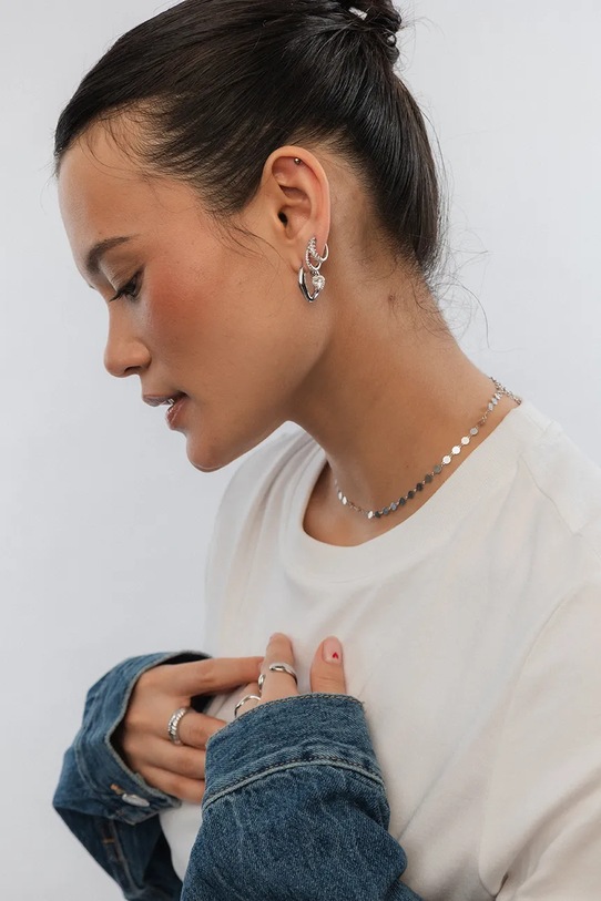 Сережки ANIA KRUK TRENDY срібний MRUKM1120